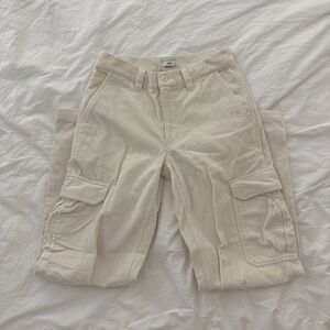 TNA Cream Corduroy Pants